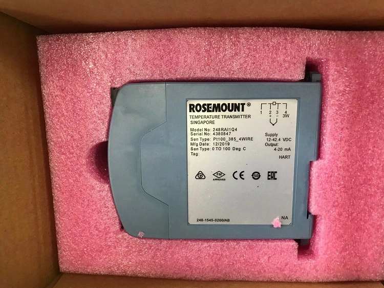 New Original Emer-Son Rosemount 248rai1q4 Rail Mount Temperature Transmitter Negotiate Price