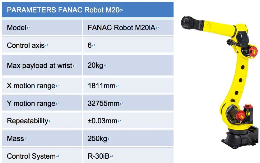 Industrial Robotic Arm Arc Welding Cutting Fanuc ABB Automatic Welding Machine Robot for Metal Workpiece