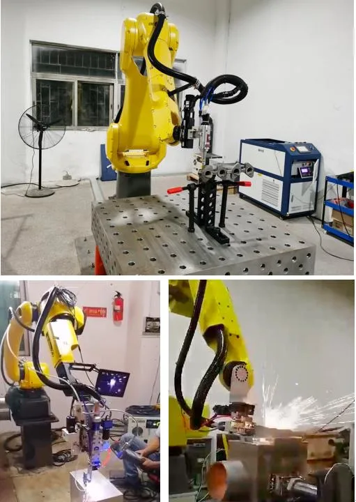 Industrial Robotic Arm Arc Welding Cutting Fanuc ABB Automatic Welding Machine Robot for Metal Workpiece