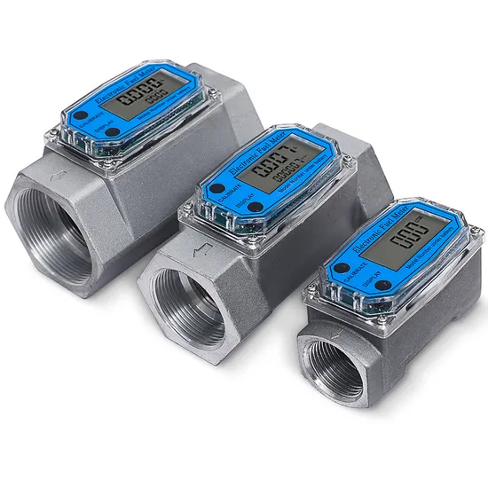 1 Inch Easy to Install and Set up Small Electronic Turbine Flowmeter