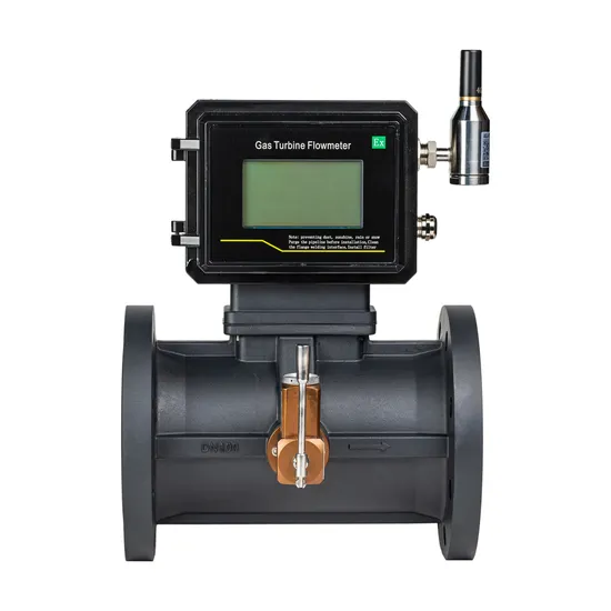 Auto Electronic Velocity of Flow Measuring Instrument Natural Gas Temperature Pressure Compensation Gas Turbine Flowmeter