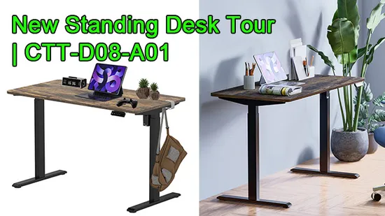 Innovative OEM Office Desk Adjustable Standing Electric Computer Table 