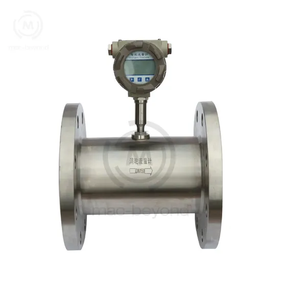 Intelligent Digital Turbine Wastewater Oil Transfer Electric Flowmeter 