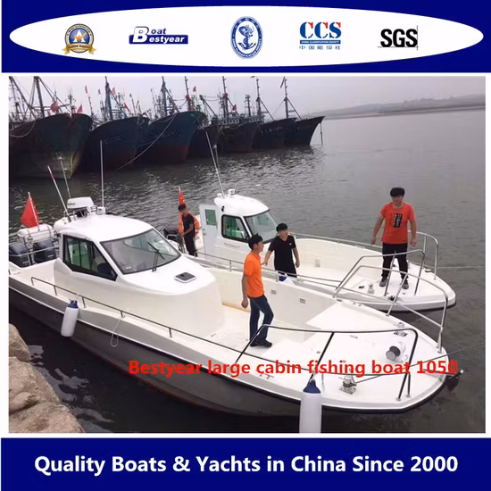 Bestyear 10.5m 34FT Large Cabin Fishing Boat
